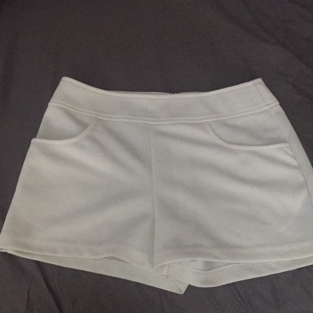 White short shorts